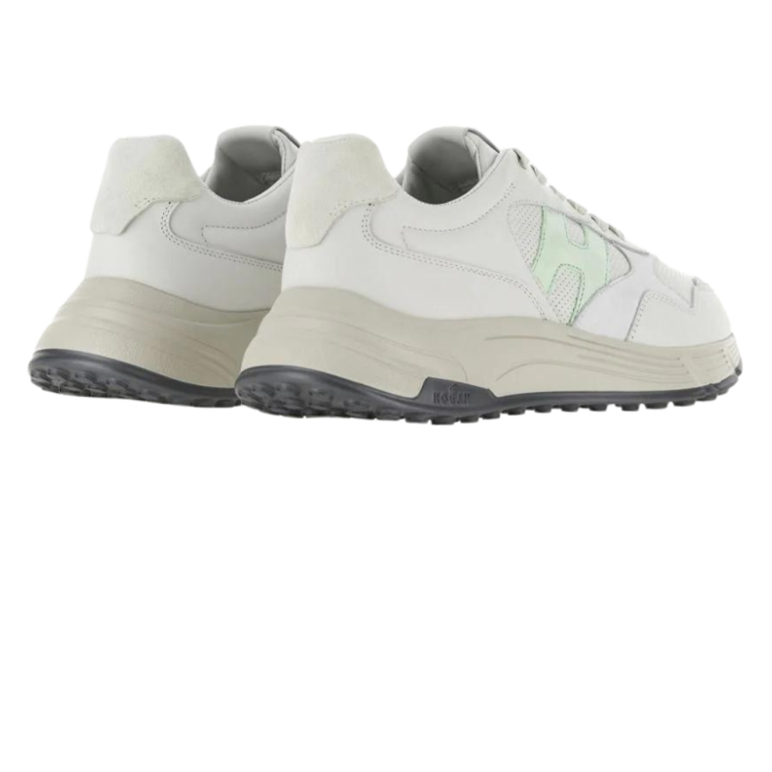 HOGAN baskets Hyperlight à empiècements daim gris vert clair