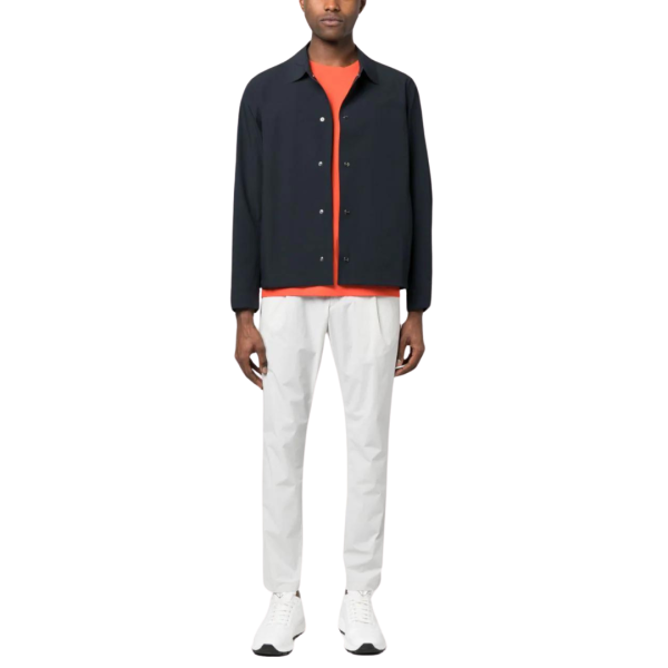 pantalon court HERNO nylon gris lien de resserrage