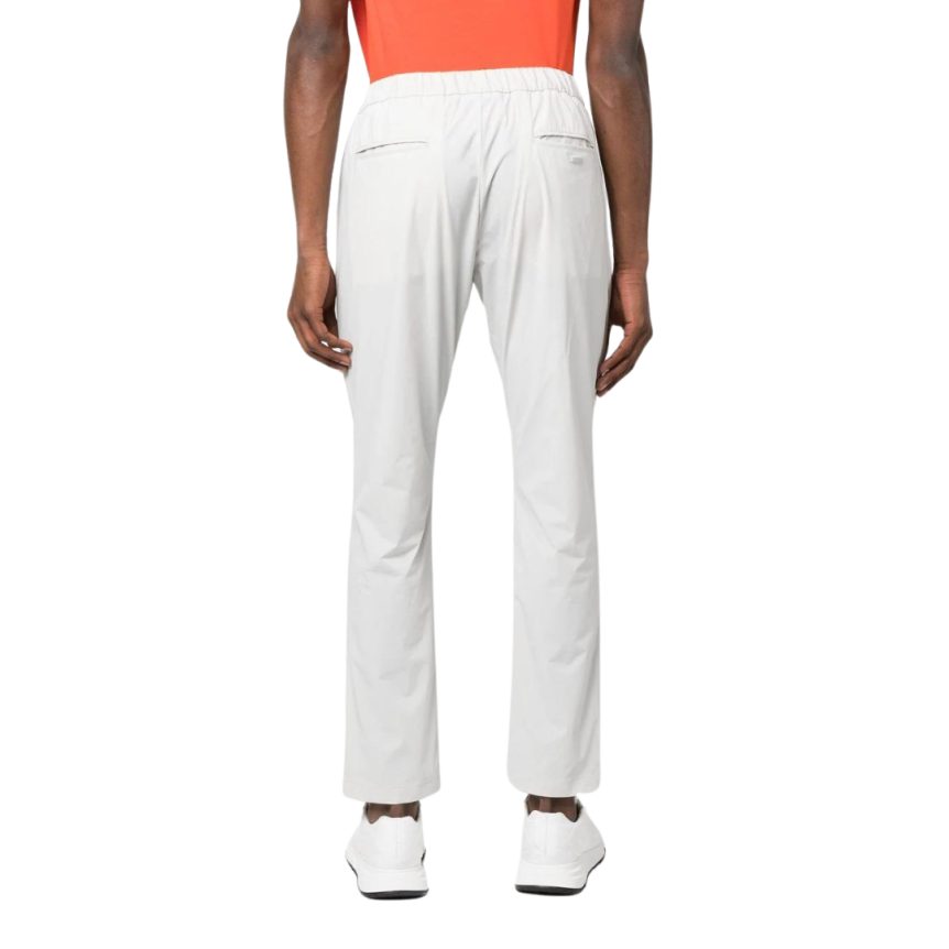 pantalon court HERNO nylon gris lien de resserrage