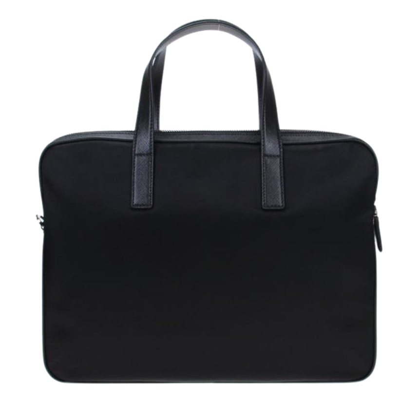 Cartable porte document DOLCE & GABBANA nylon noir triangle