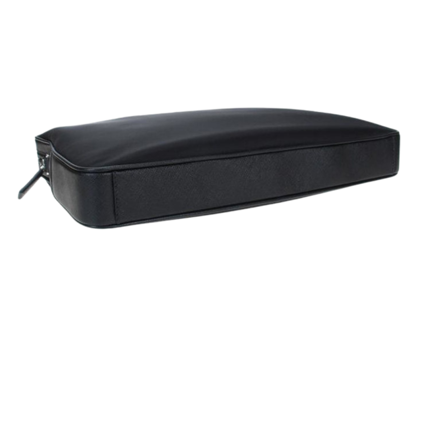 Cartable porte document DOLCE & GABBANA nylon noir triangle