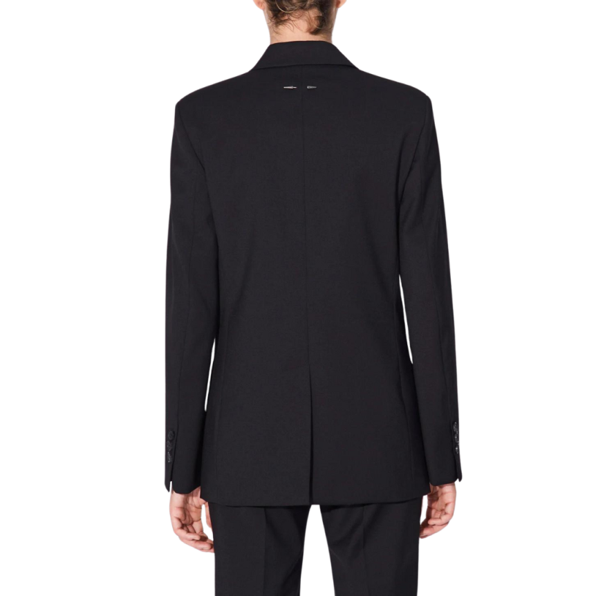 Veste de costume BARBARA BUI gabardine laine stretch noir