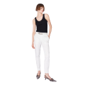 Pantalon Cigarette roxy coton blanc