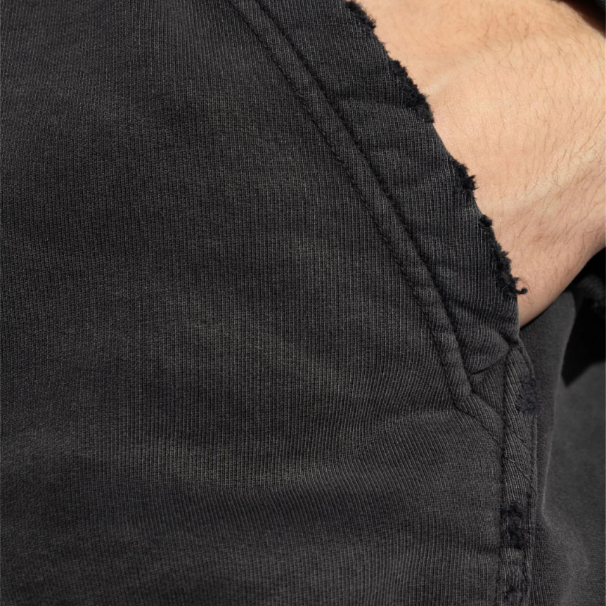 Hoodie BALENCIAGA Not Been Done Zippé molleton coton noir