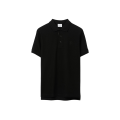 Polo Eddie manches courtes coton piqué Noir logo Monogramme TB