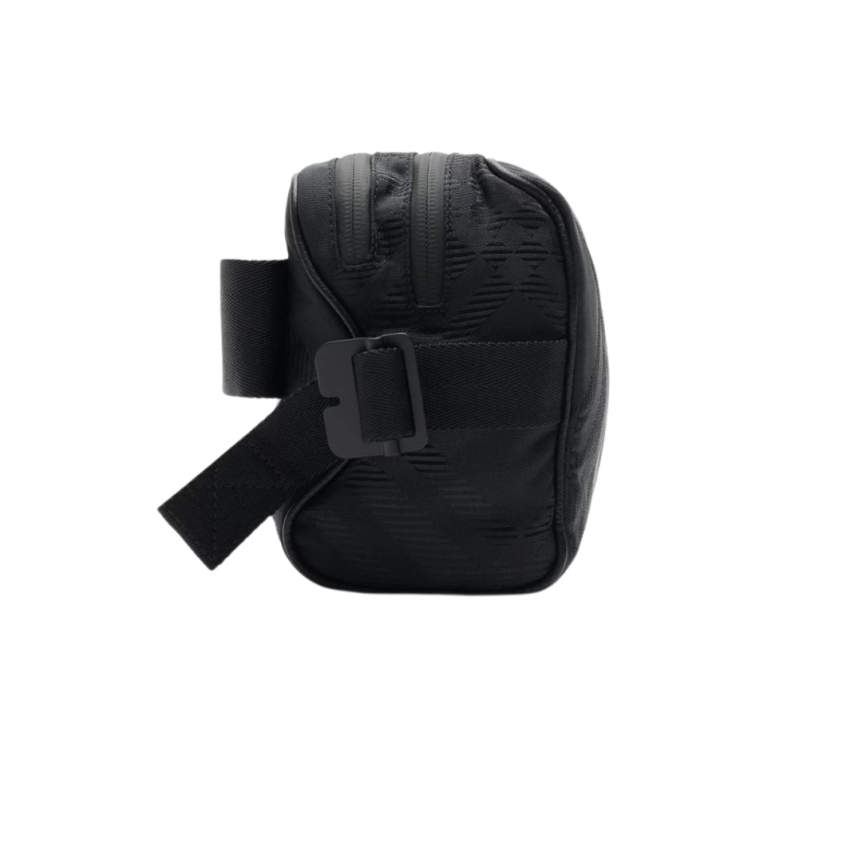 Sac ceinture BURBERRY nylon à carreaux Jacquard noir