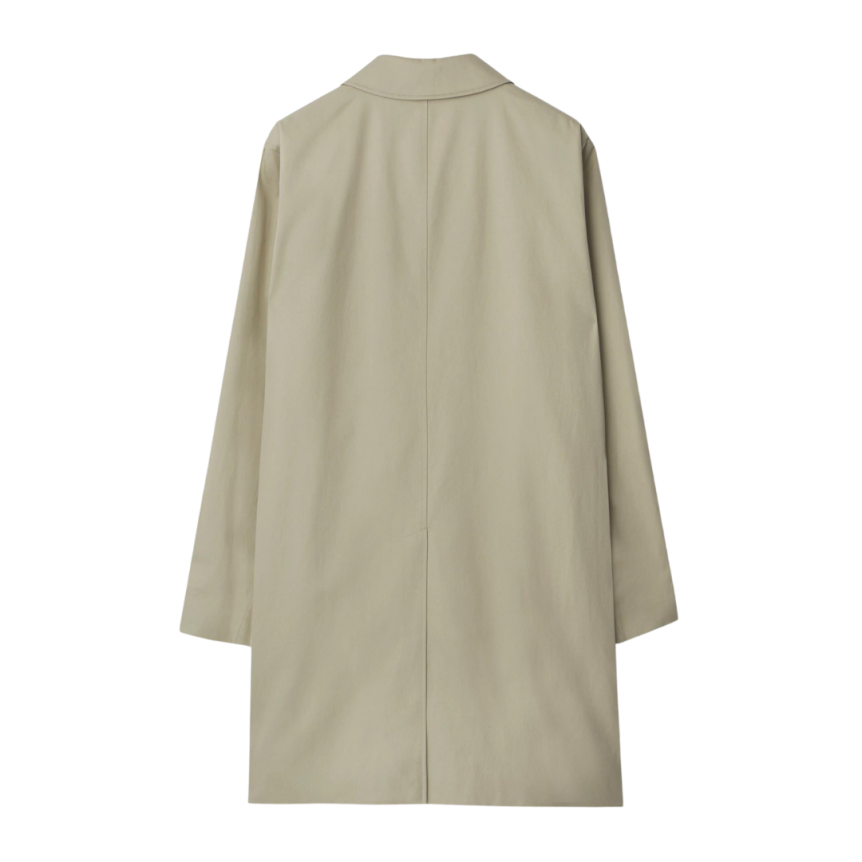 Trench imperméable BURBERRY gabardine coton beige check gris beige