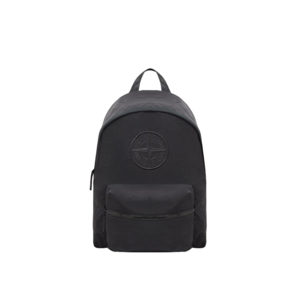 Sac à dos STONE ISLAND nylon noir boussole rose des vents noir