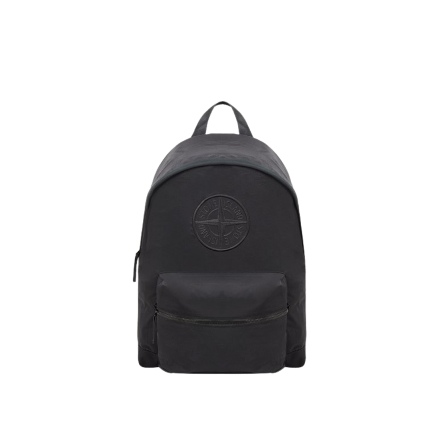 Sac à dos STONE ISLAND nylon noir boussole rose des vents noir