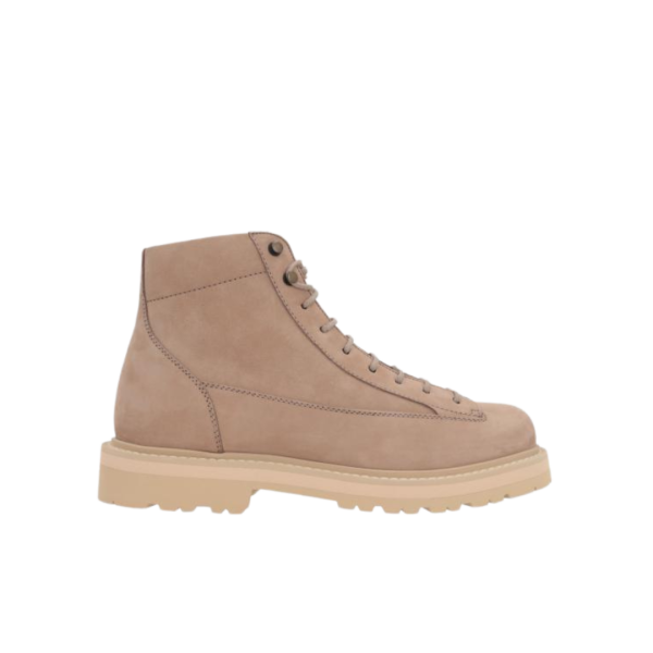 BOOTS LACETS DAIM BEIGE