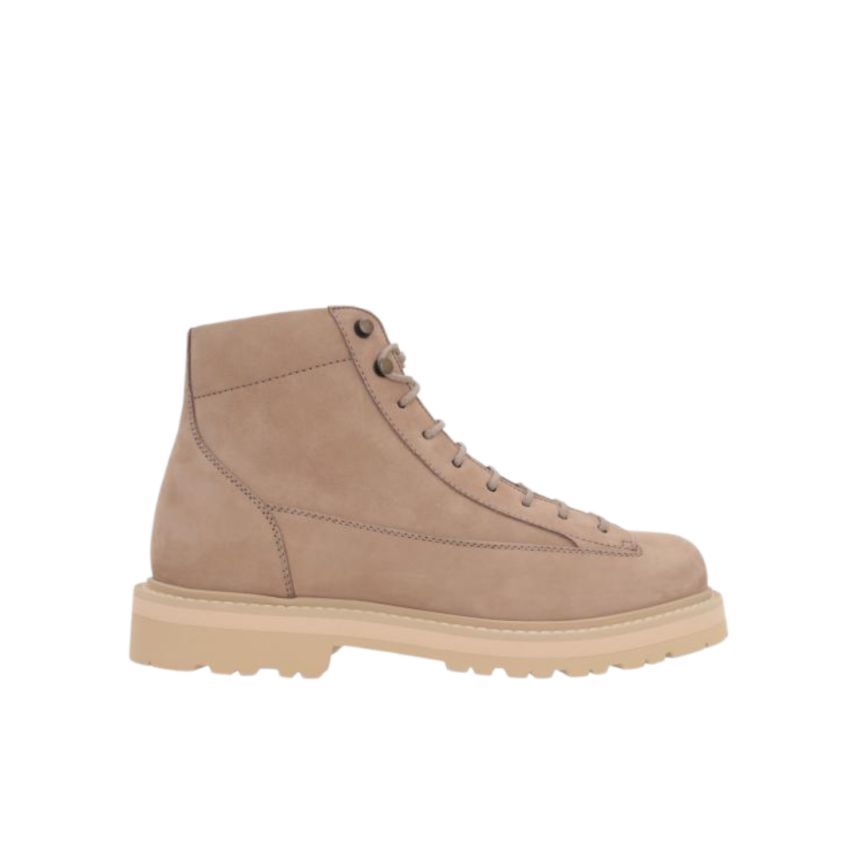 BOOTS LACETS DAIM BEIGE