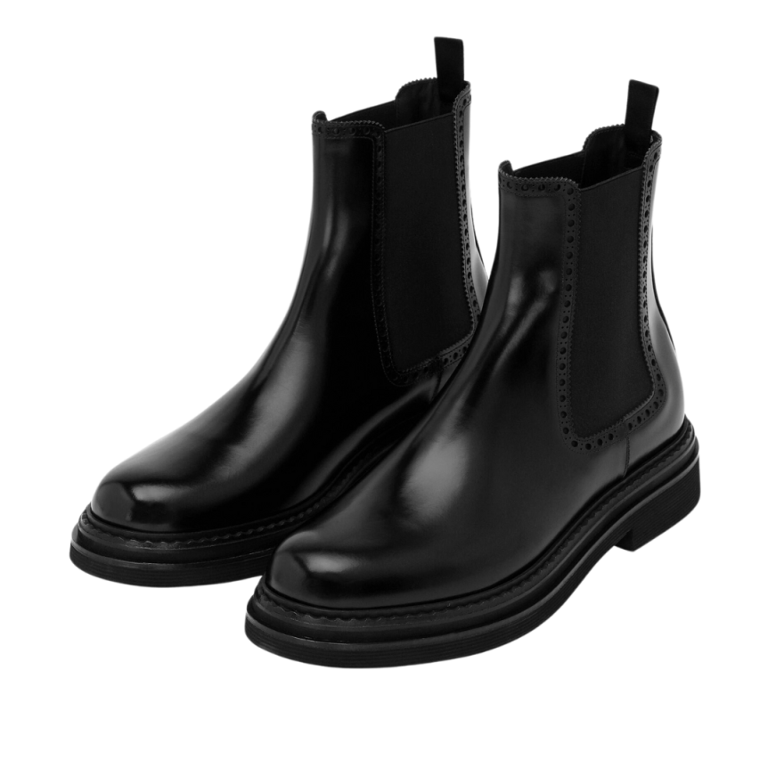 Bottines Boots DOLCE & GABBANA Day Classic cuir veau brossé noir