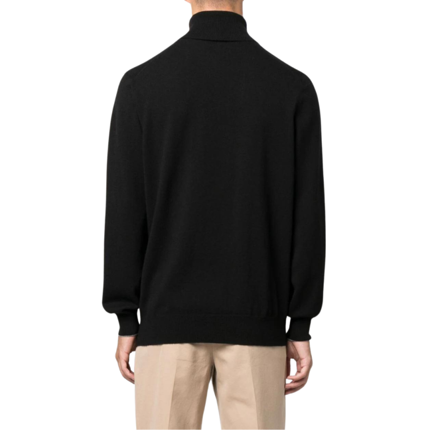 Pull col roulé BRUNELLO CUCINELLI cachemire noir
