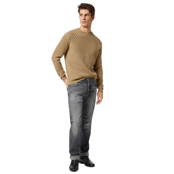 Jean slim régulier JACOB COHEN Bard édition limitée coton gris delavé