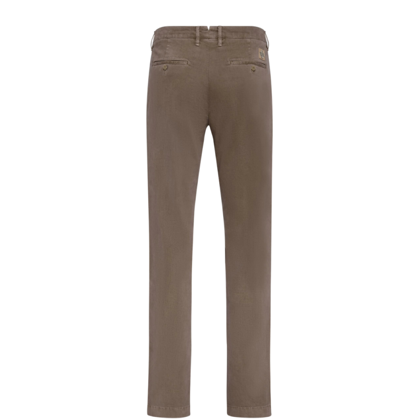 Pantalon chino slim JACOB COHEN Bobby coton marron