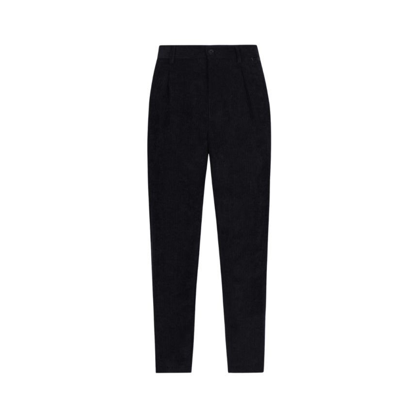 Pantalon DOLCE & GABBANA coton velours côtelé noir Réédition