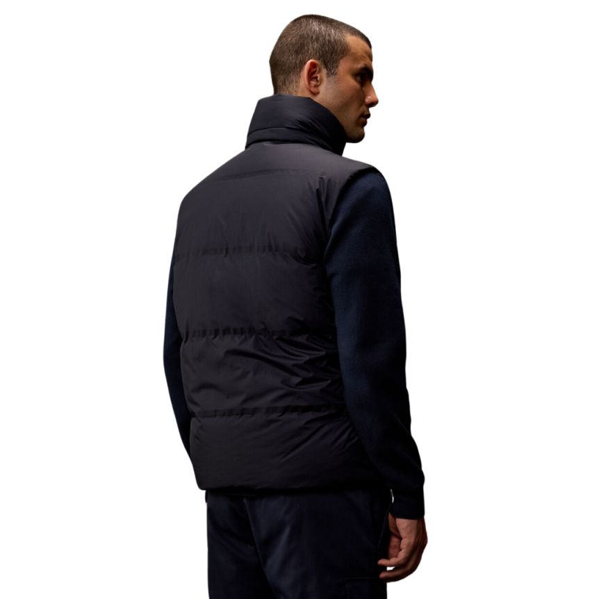 Gilet sans manche zippé CP COMPANY doudoune Metropolis Series noir