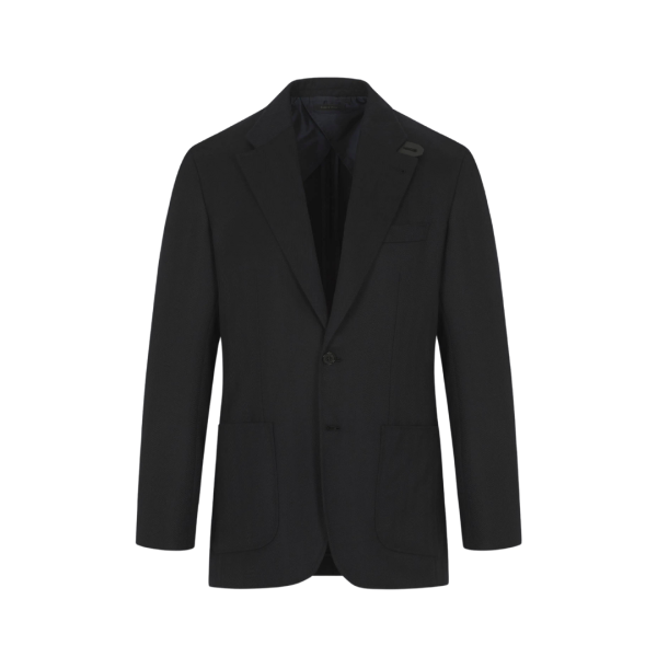 Veste BRIONI Brera à chevrons en laine Super 180’s bleu nuit