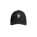 Casquette baseball coton noir logo tricolore Grenoble