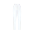 Pantalon droit coton blanc