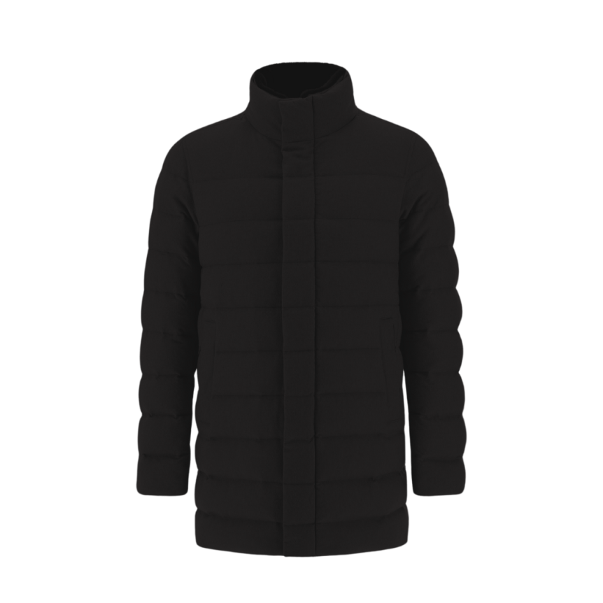 DDOUNE FLANEL NOIR COL FOURUR