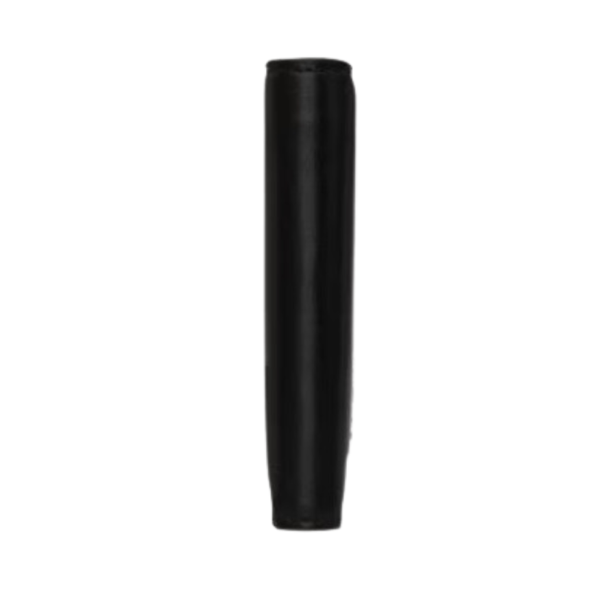 Portefeuille 2 volets SAINT LAURENT Cassandre cuir noir petit YSL argent