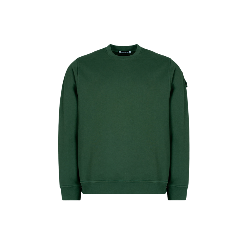 ST-95 Sweat-shirt col rond coton vert