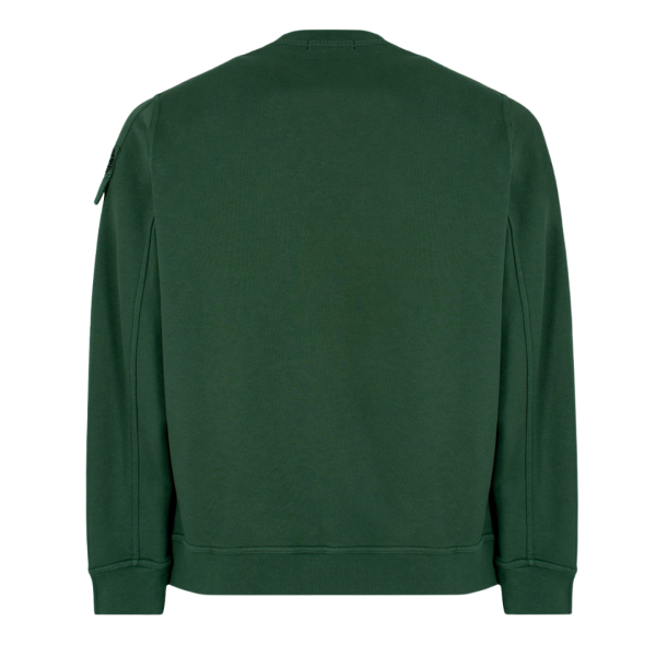 ST-95 Sweat-shirt col rond coton vert