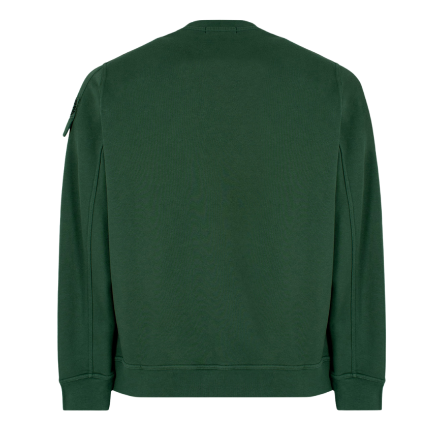 ST-95 Sweat-shirt col rond coton vert