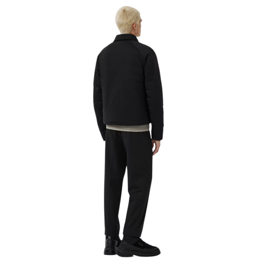 Veste CANADA GOOSE Lodge Coach nylon noir fermeture pressions