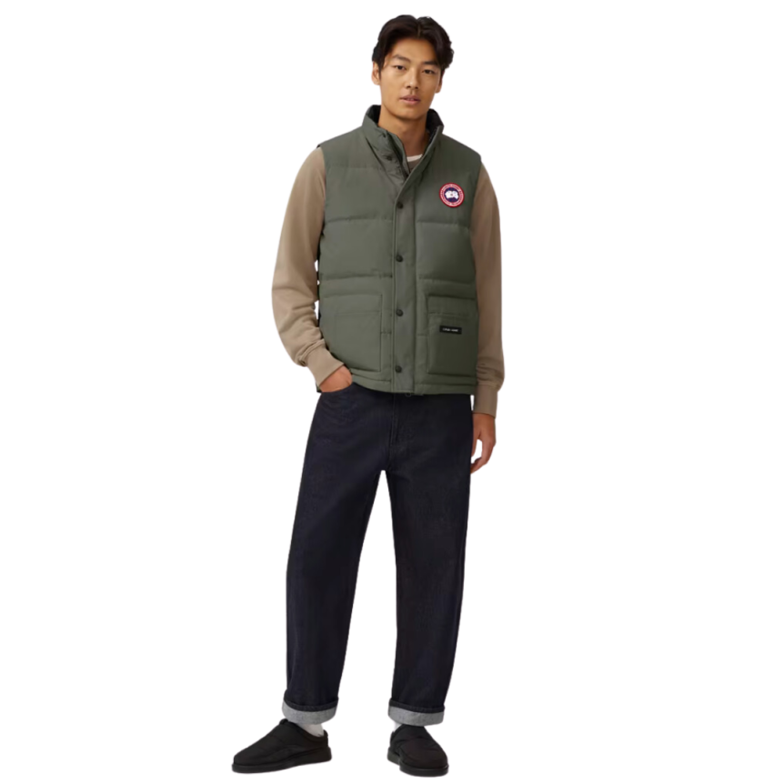 Gilet sans manche CANADA GOOSE Doudoune Freestyle nylon vert sauge
