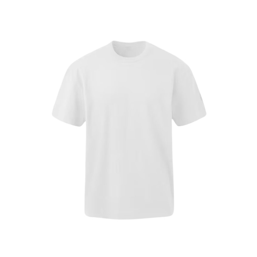 T-shirt manche courte CANADA GOOSE Gladstone col rond coton blanc logo