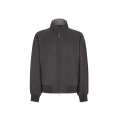 Blouson Bomber cachemire gris logo FF embossé dos