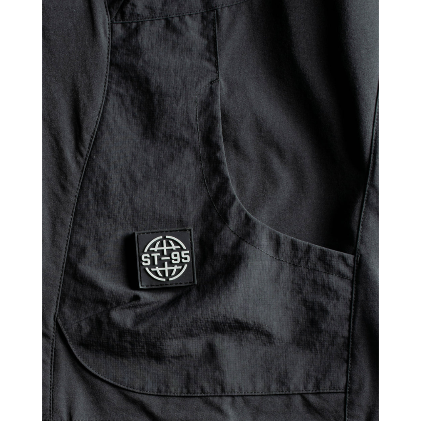 Coupe Vent veste zippée ST-95 Cavor nylon recyclé noir