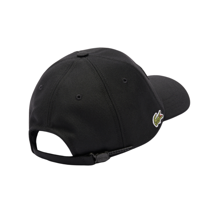 Fashion Show LACOSTE Casquette laine mélangée noir patch Tennis