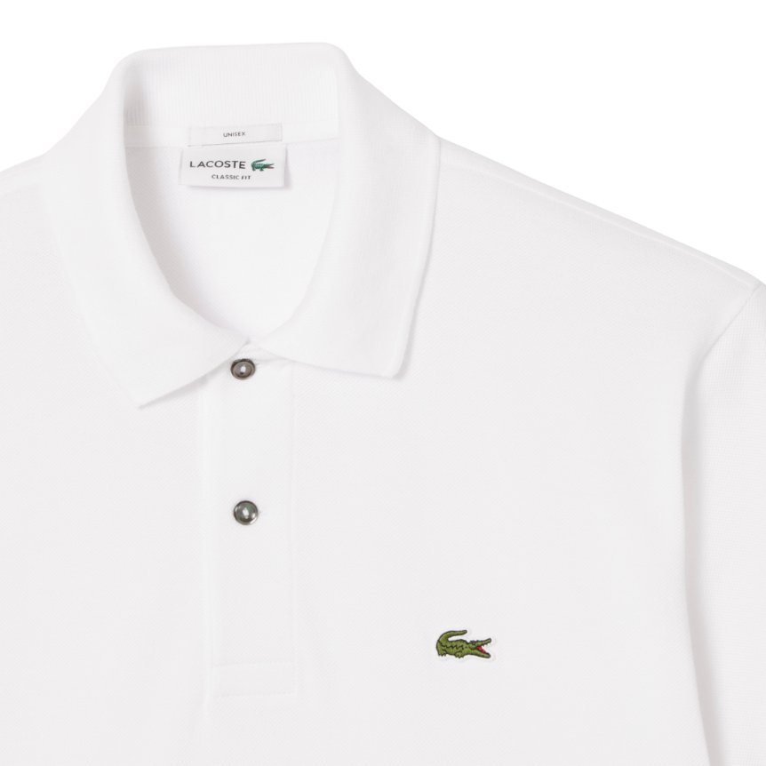 Fashion Show  Polo coton blanc broderie crocodile photo Tennis