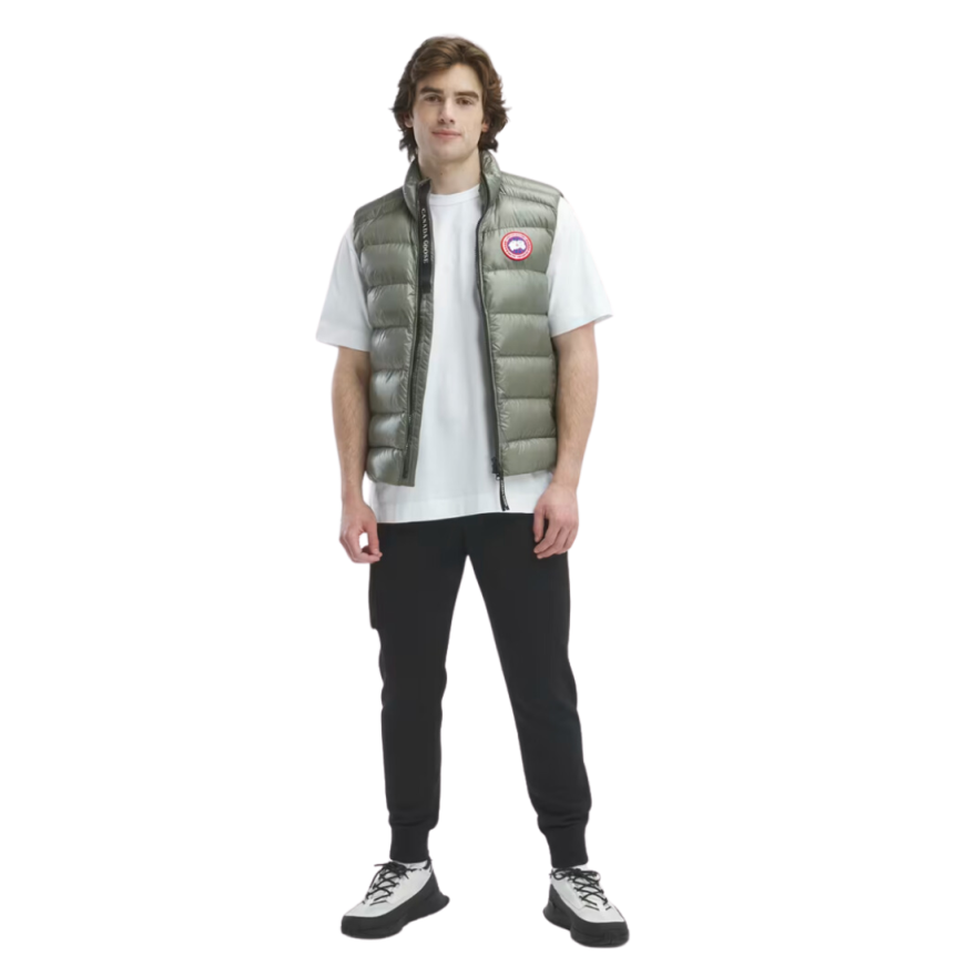 Gilet sans manches CANADA GOOSE Crofton doudoune nylon kaki