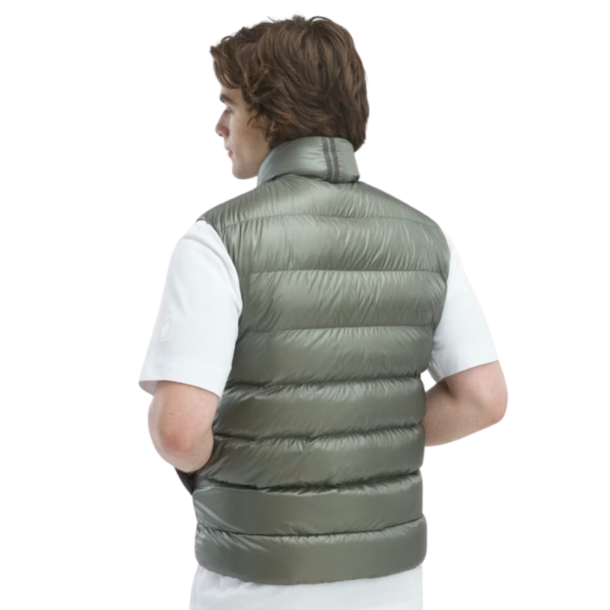 Gilet sans manches CANADA GOOSE Crofton doudoune nylon kaki