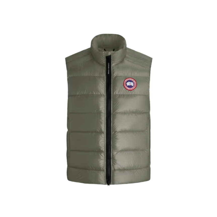 Gilet sans manches CANADA GOOSE Crofton doudoune nylon kaki