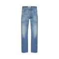 Pantalon chino jean en coton denim bleu délavé