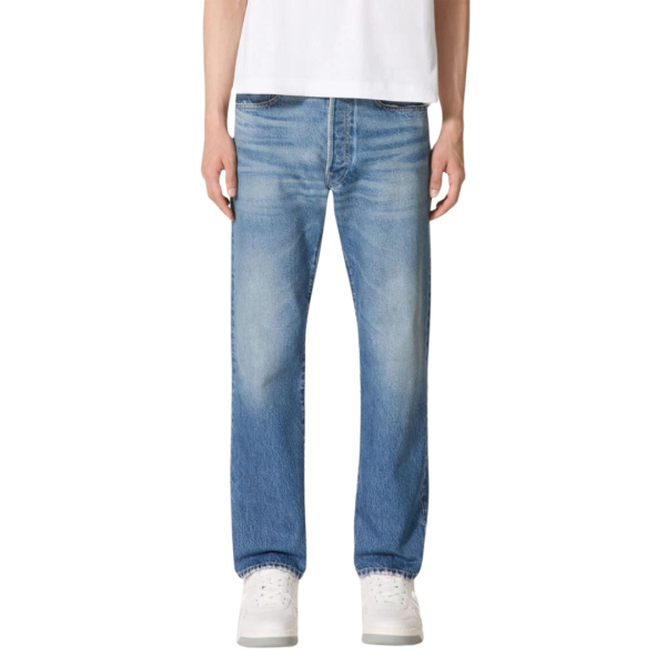 Pantalon chino VALENTINO jean en coton denim bleu délavé