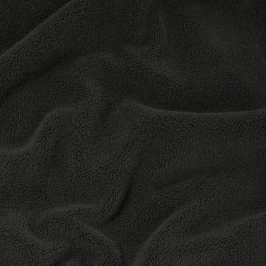 Veste survêtement STONE ISLAND Blouson zippé bi matière polaire nylon noir