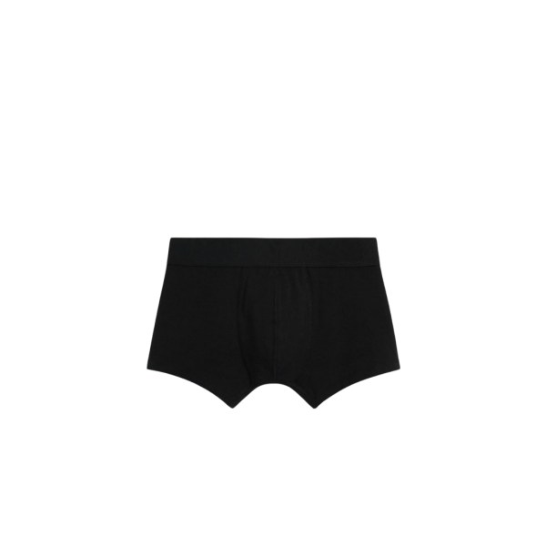 AMI PARIS Boxer coton biologique noir logo cœur