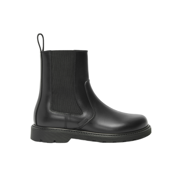 Bottine Chelsea LOEWE Blaze cuir veau pull-up noir