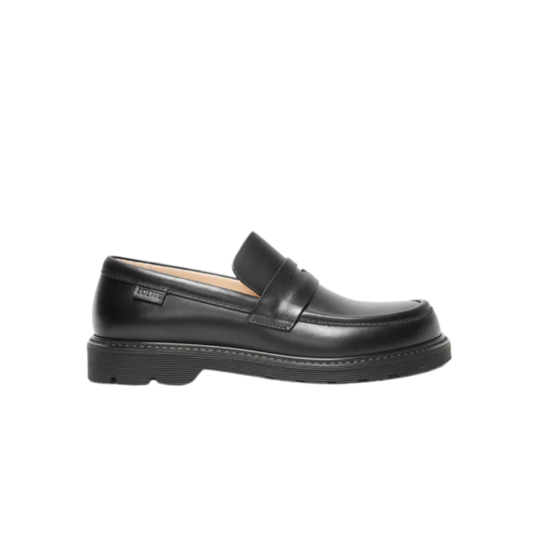 Mocassin LOEWE Blaze cuir veau pull-up noir