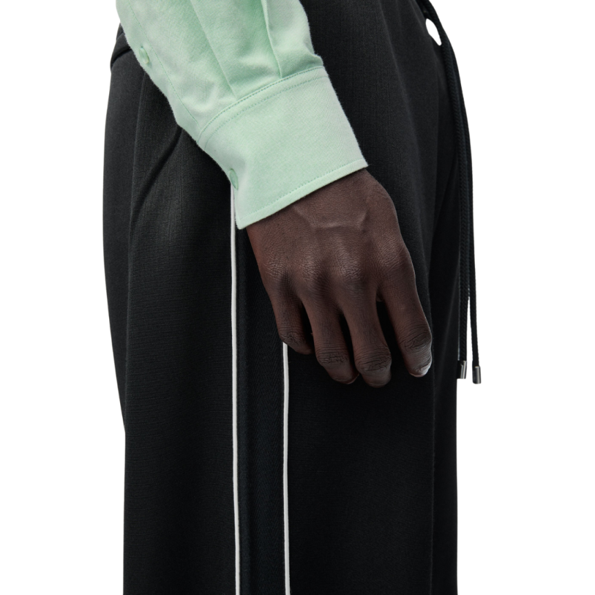 Pantalon survêtement LOEWE jersey technique noir anagramme blanc