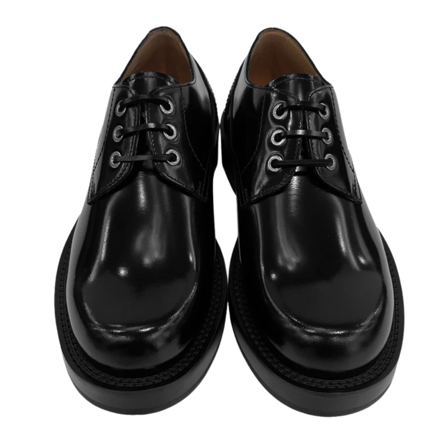 DIOR Derbies mocassins lacets Cuir veau noir