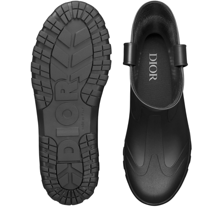 Bottes de pluie Garden DIOR Oblique noir