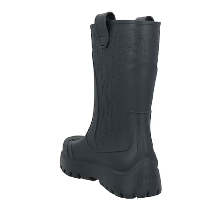 Bottes de pluie Garden DIOR Oblique noir
