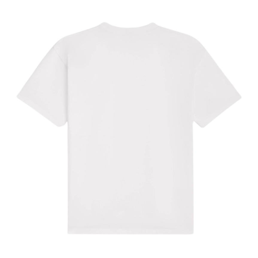 T-shirt CELINE manche courte ample triomphe jersey de coton blanc logo noir